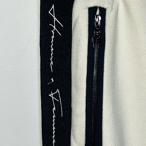 NWOT Homme Femme Signature Cream Black Unisex Track Pants Sz L - Picture 8 of 13